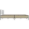 vidaXL Bed Frame Sonoma Oak Engineered wood Super King Durable