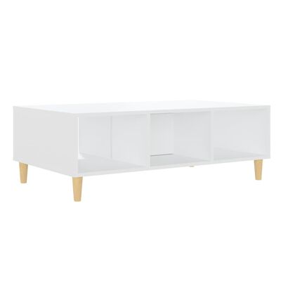 vidaXL Coffee Table White 40.7"x23.6"x13.8" Engineered Wood