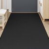 vidaXL Doormat Black Polypropylene Large Durable Doormat Rectangular