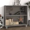 vidaXL Sideboard Light Grey Solid pine wood, MDF Medium Sideboard