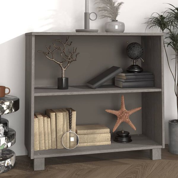 vidaXL Sideboard Light Grey Solid pine wood, MDF Medium Sideboard