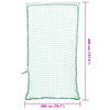 vidaXL Trailer Net with Elastic Rope Green 13.1x6.6' PP