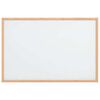 vidaXL Magnetic Whiteboard with Solid Pine Wood Frame 23.6x15.7"
