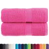 vidaXL Soap Towel Set of 2 Pink 100% Cotton 11.8 x 11.8 in Soap Towel