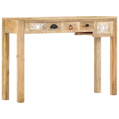 vidaXL Console Table 43.3"x11.8"x29.5" Solid Mango Wood
