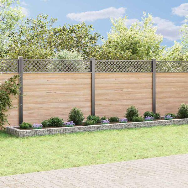 vidaXL Gabion Raised Bed Silver Galvanized steel Large Durable