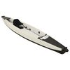vidaXL Inflatable Kayak Black 147.6x28.3x12.2" Polyester