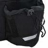 vidaXL Bicycle Bag Black 14.96 x 8.27 x 6.30 in Polyester