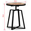 vidaXL Side Table Various (unique for each piece) Reclaimed teak, steel