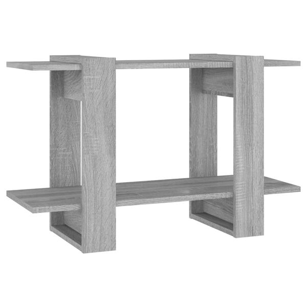 vidaXL Book Cabinet Grey sonoma Engineered wood Medium Book Cabinet