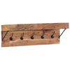 vidaXL Coat Rack with Shelf Brown 73 x 19 x 23 cm Solid Acacia wood