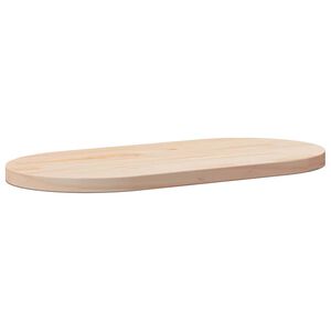 vidaXL Table Top Natural Wood Solid Pine Wood 31.5 x 15.7 x 1.0 in