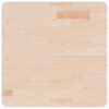 vidaXL Table Top Medium Brown Solid Oak Wood 23.6 x 23.6 in Durable