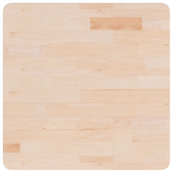 vidaXL Table Top Medium Brown Solid Oak Wood 23.6 x 23.6 in Durable