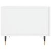 vidaXL Coffee Table High gloss white Engineered wood Standard