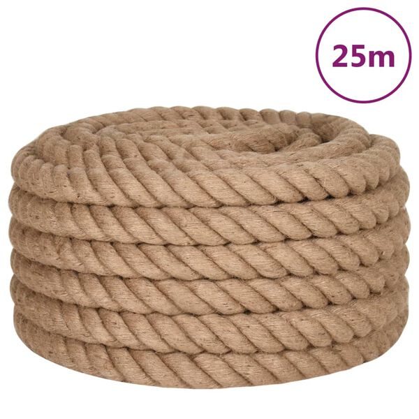 vidaXL Jute Rope 82.0 ' Long 1.42 " Thick