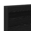 vidaXL Storage Headboard with Shelf Black Oak 62.99 in Engineered Wood