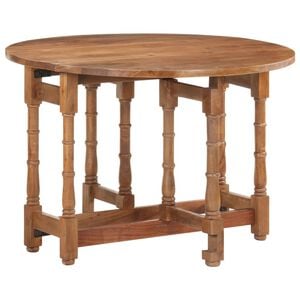 vidaXL Dining Table Natural wood Solid mango wood Medium Durable