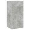 vidaXL TV Wall Cabinet Concrete Grey Engineered Wood Medium