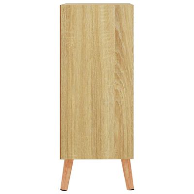 vidaXL Sideboard Sonoma Oak 23.6"x11.8"x28.3" Engineered Wood