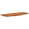 vidaXL Bathroom Vanity Top Solid Acacia Wood 55.1"x20.5"x1.5"