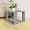 vidaXL Coffee Table Gray sonoma Engineered wood 15.7 x 15.7 x 11.8 in
