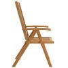 vidaXL Garden Chair Set of 6 Brown Solid Acacia Wood Standard Foldable