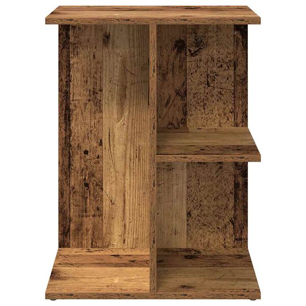 vidaXL Bedside Table Old wood Engineered wood Medium Bedside Table