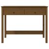 vidaXL Desk Honey brown Solid pine wood Medium Desk Rectangular