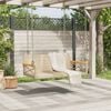 vidaXL Patio Swing Bench Beige