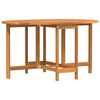 vidaXL Garden Table Brown 43.31 x 23.62 x 28.35 in Solid Acacia Wood