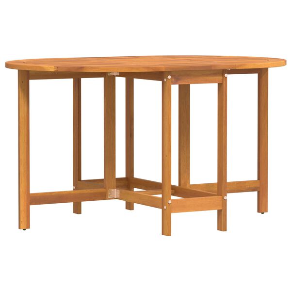 vidaXL Garden Table Brown 43.31 x 23.62 x 28.35 in Solid Acacia Wood