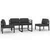 vidaXL Garden Lounge Set Anthracite