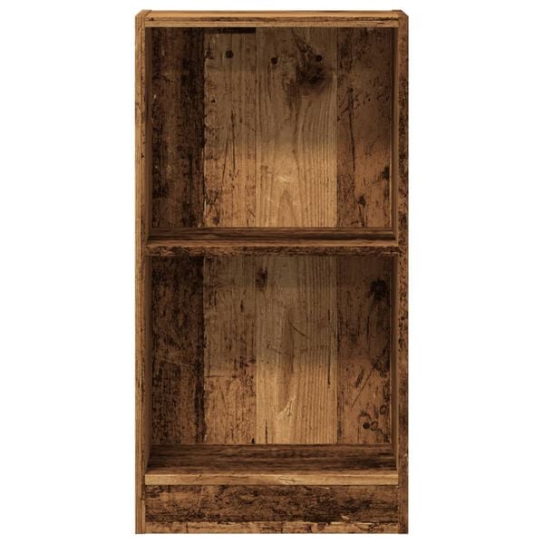 vidaXL Bookcase Old Wood Engineered wood Medium Bookcase Rectangular