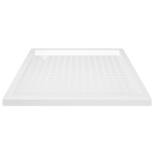 vidaXL Shower Base Tray with Dots White 31.5"x31.5"x1.6" ABS