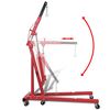 Folding Shop Crane Engine Motor Lift 2 Ton