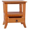 vidaXL Bedside Cabinet Solid Mahogany Wood