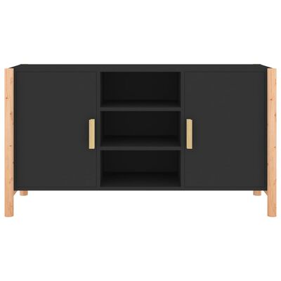 vidaXL Sideboard Black 42.1"x15"x23.6" Engineered Wood