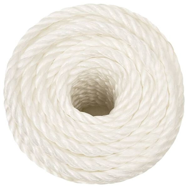 vidaXL Work Rope White 0.94 " 328.1 ' Polypropylene