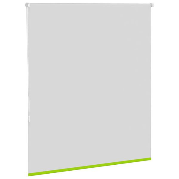 vidaXL Roller Blind Leaves green 100% Polyester 53.1x51.2 in