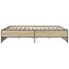 vidaXL Bed Frame Sonoma Oak Engineered wood Super King Strong