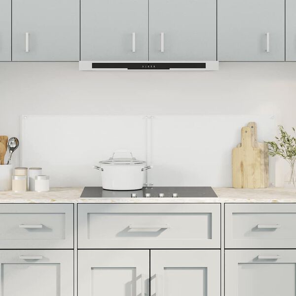 vidaXL Kitchen Backsplashes 2 pcs Transparent 27.6"x23.6" Tempered Glass