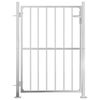 vidaXL Garden Gate 39.4" x 47.2" Stainless Steel
