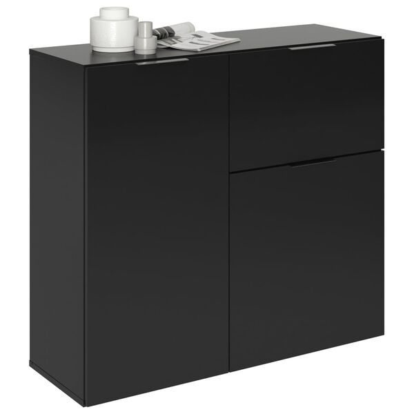 FMD Dresser Black Melamine-covered particle board Medium Dresser