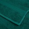 vidaXL Towel Set of 4 Green 100% cotton XXL Towels Rectangular