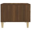 vidaXL Coffee Table Set of 2 Brown oak