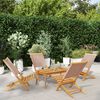 vidaXL Garden Chair Set of 4 Taupe