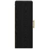 vidaXL Wall Mounted Cabinet Black Oak 13.58 x 13.39 x 35.43 in