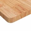 vidaXL Table Top Light Brown Solid Oak Wood 24x24 in Durable Table Top