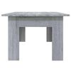 vidaXL Coffee Table Gray Sonoma Engineered wood Medium Coffee Table